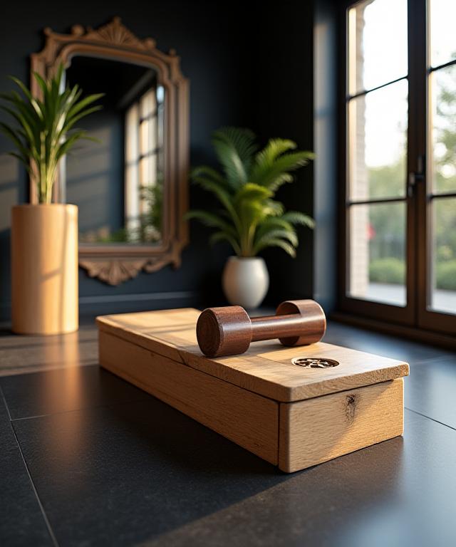 Interno del laboratorio Corpo Artigiano con attrezzatura in legno e metallo